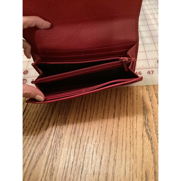 Gucci‎ Wallet Leather Snap Closure Bifold Clutch - Picture 6 of 10